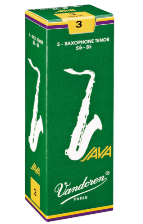 Caja de cañas Saxo Tenor Vandoren Java 3.5