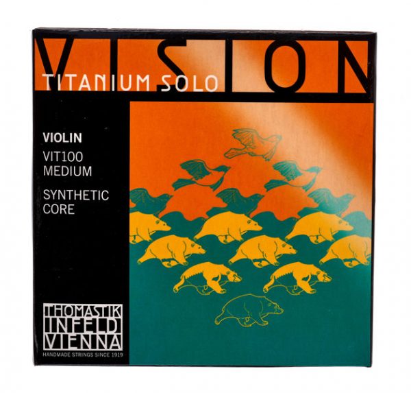 Encordado violín Thomastik Vision Titanium Solo